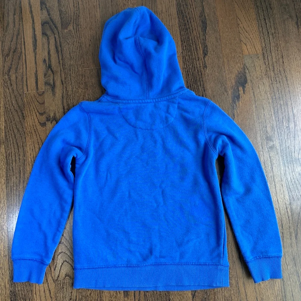 Kids Nike Air Blue With Red Letters Hoodie Pullover Youth Size 7